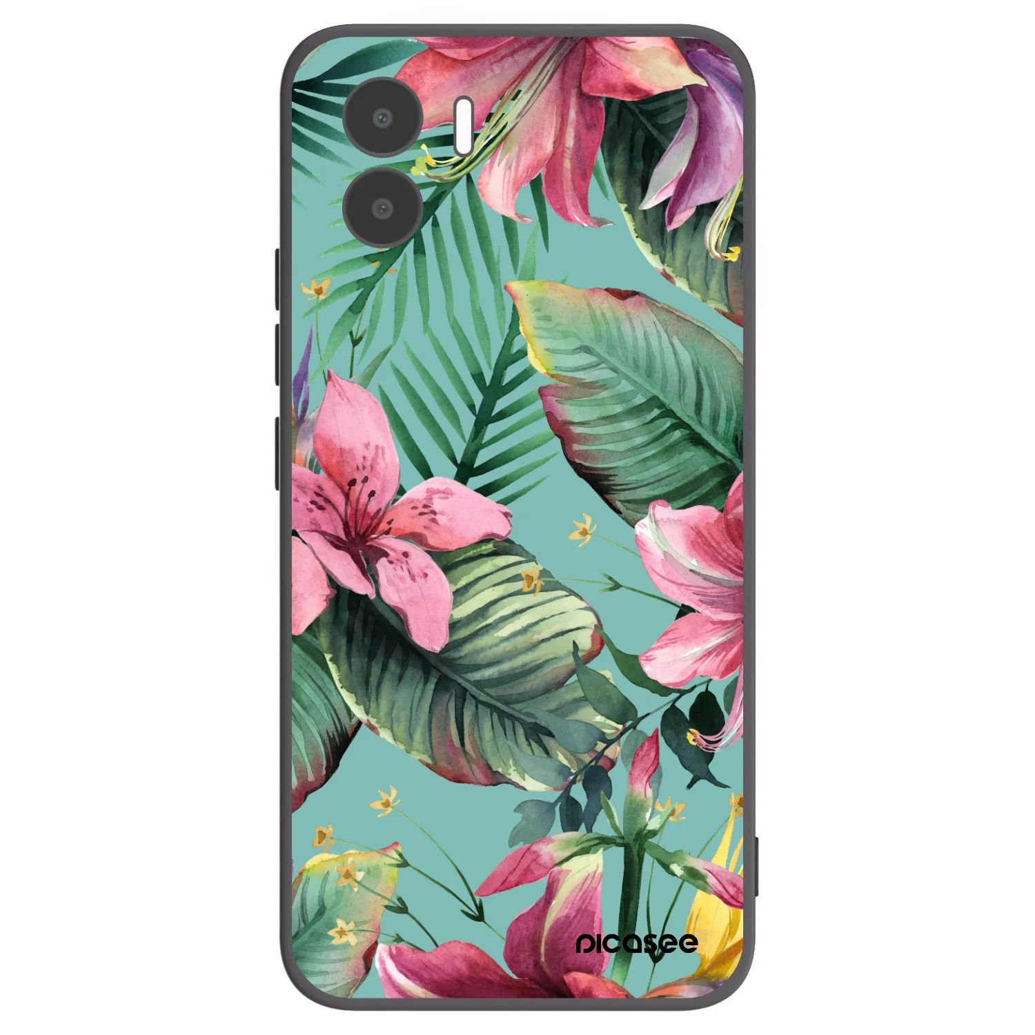 Picasee Μαύρη θήκη σιλικόνης για Xiaomi Redmi A2 - Hawaii