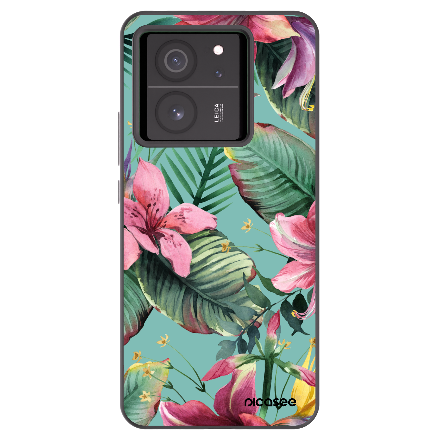 Picasee Μαύρη θήκη σιλικόνης για Xiaomi 13T - Hawaii