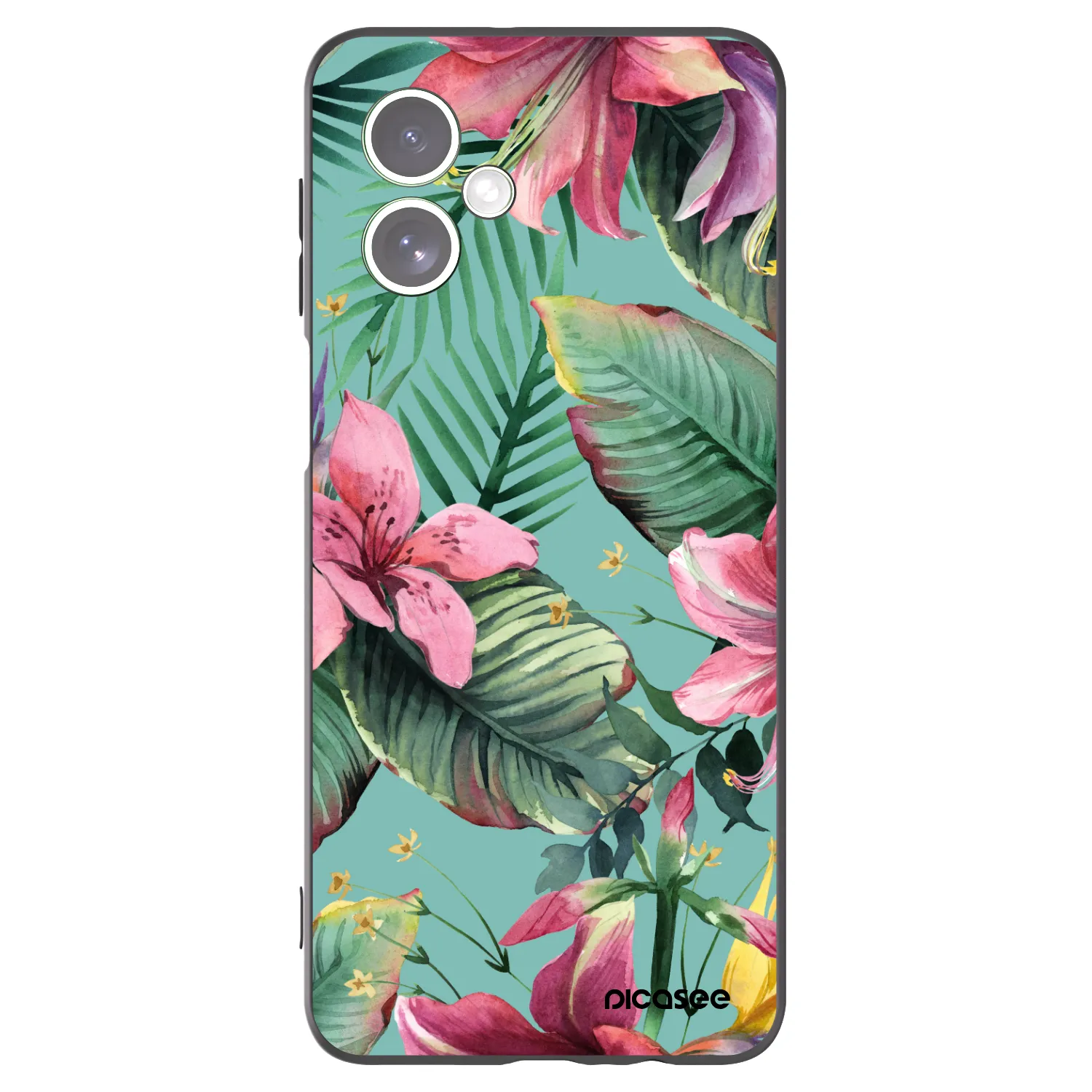 Picasee Μαύρη θήκη σιλικόνης για Motorola Moto G54 5G - Hawaii