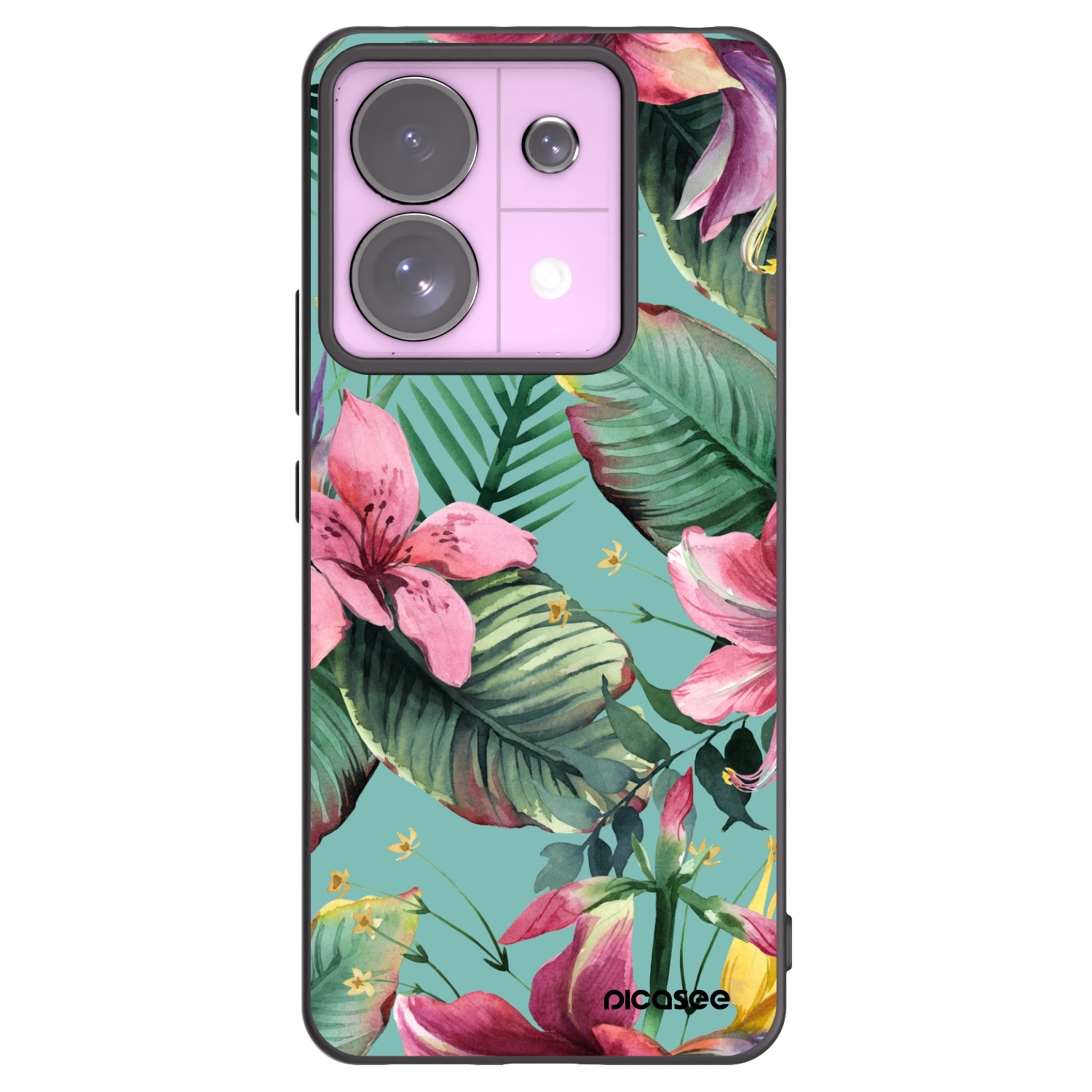 Picasee Μαύρη θήκη σιλικόνης για Xiaomi Redmi Note 13 Pro 5G - Hawaii