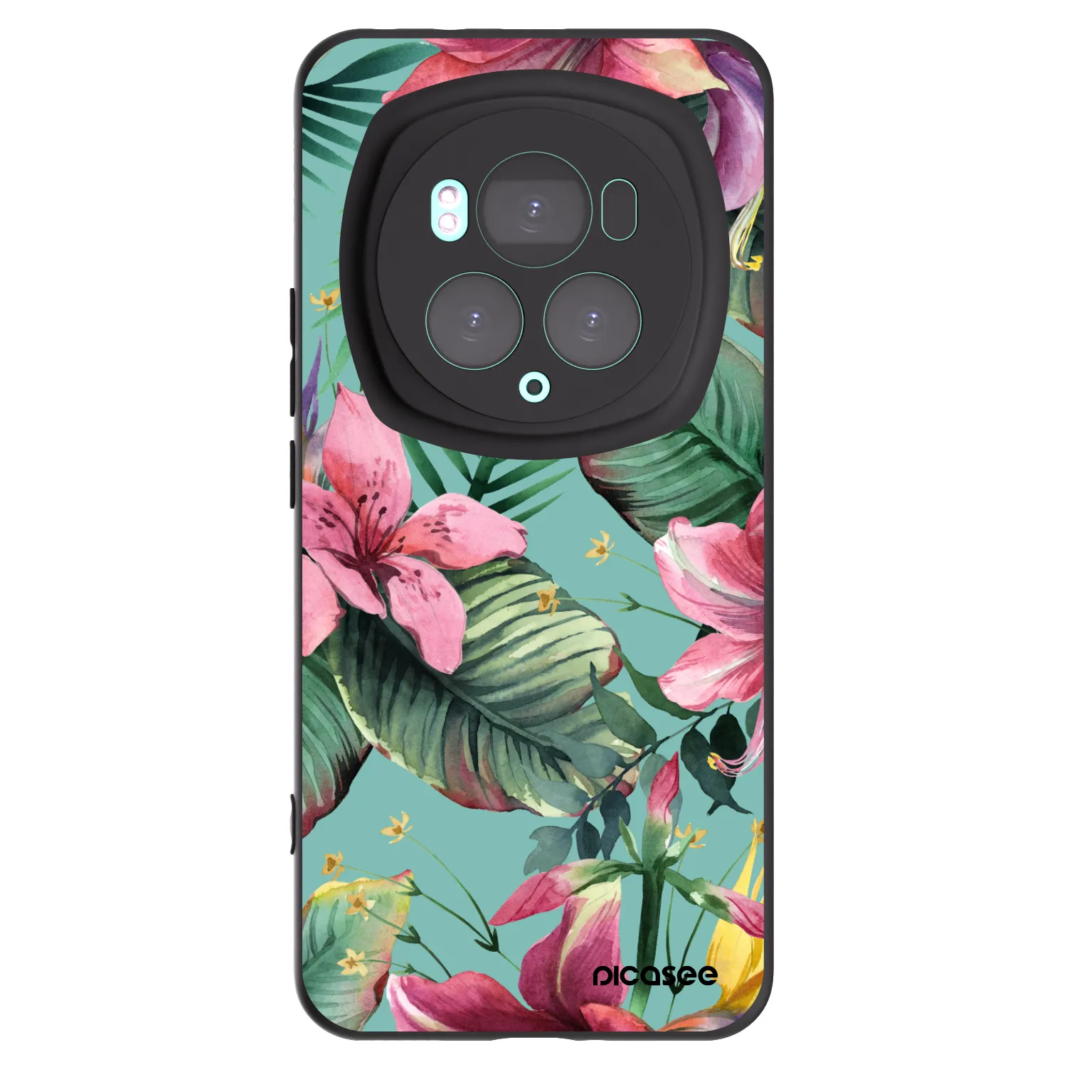 Picasee Μαύρη θήκη σιλικόνης για Honor Magic6 Pro - Hawaii