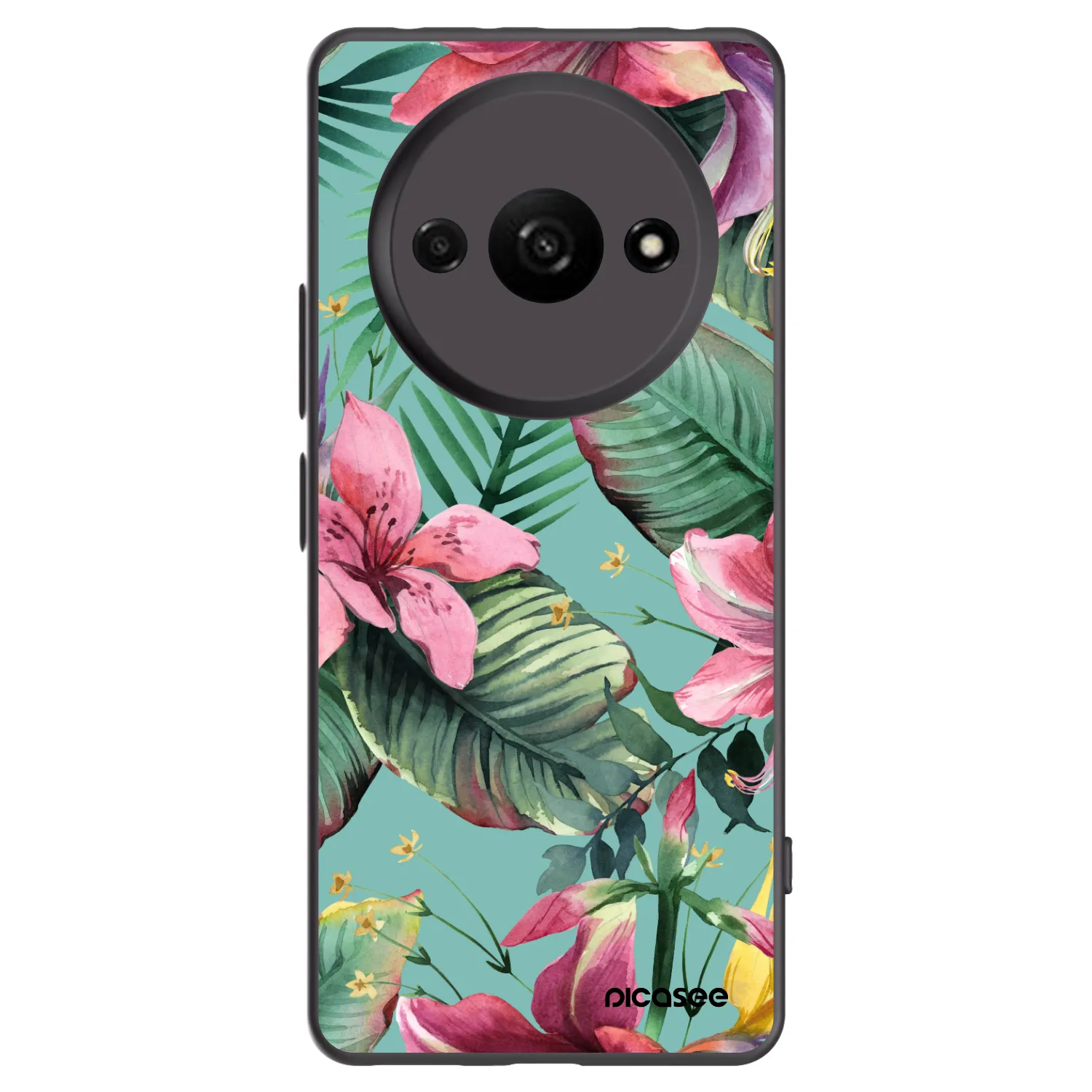 Picasee Μαύρη θήκη σιλικόνης για Xiaomi Redmi A3 - Hawaii