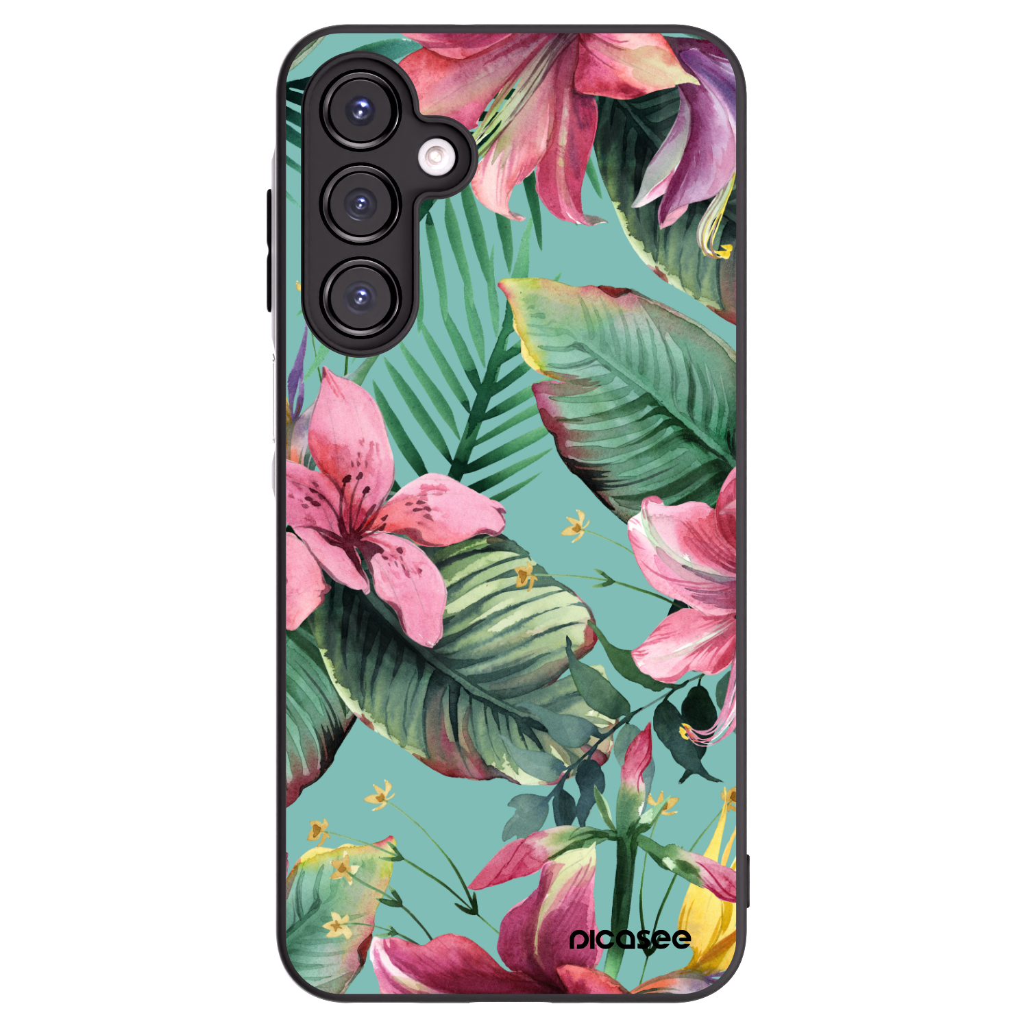 Picasee Μαύρη θήκη σιλικόνης για Samsung Galaxy A16 5G - Hawaii