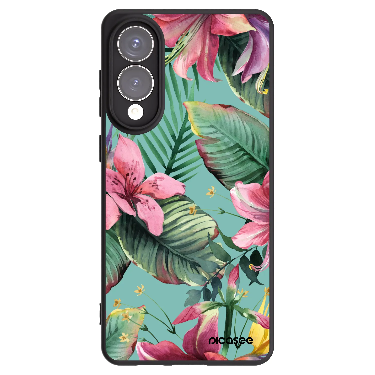 Picasee Μαύρη θήκη σιλικόνης για Samsung Galaxy S25 Edge 5G - Hawaii