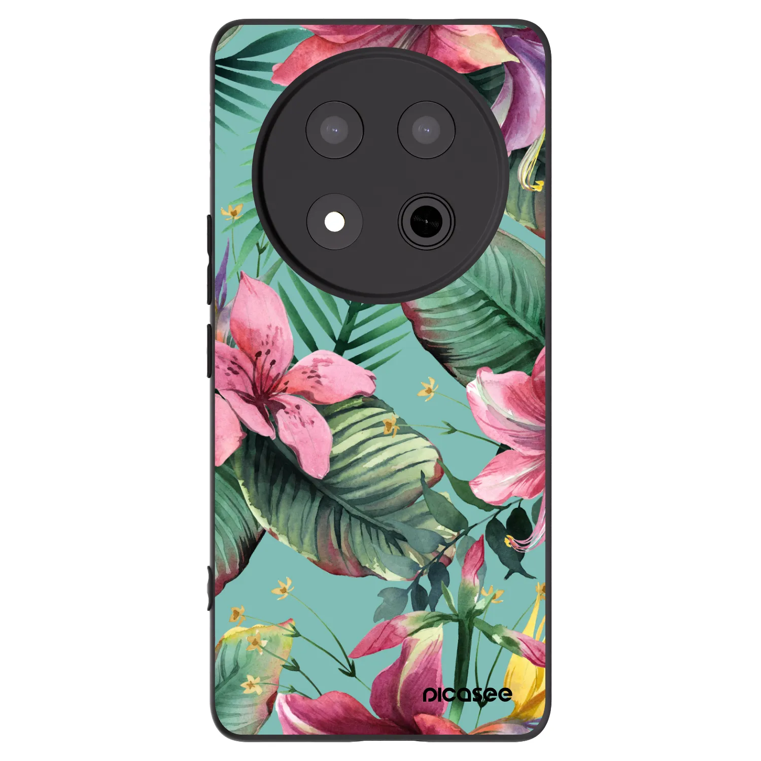 Picasee Μαύρη θήκη σιλικόνης για Honor Magic7 Lite 5G - Hawaii