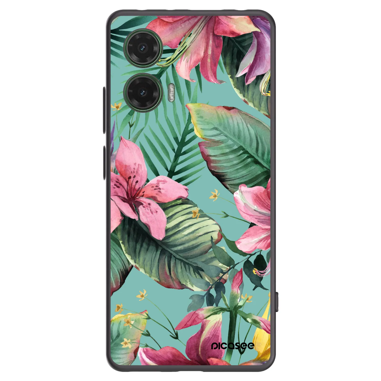 Picasee Μαύρη θήκη σιλικόνης για Motorola Moto G35 5G - Hawaii