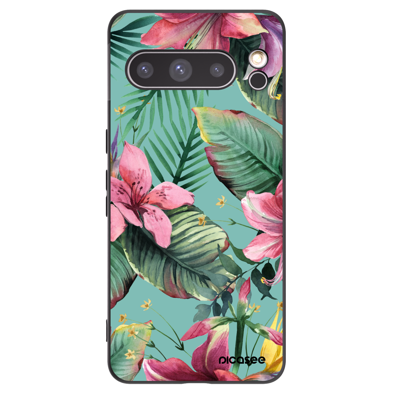 Picasee Μαύρη θήκη σιλικόνης για Google Pixel 8 Pro - Hawaii