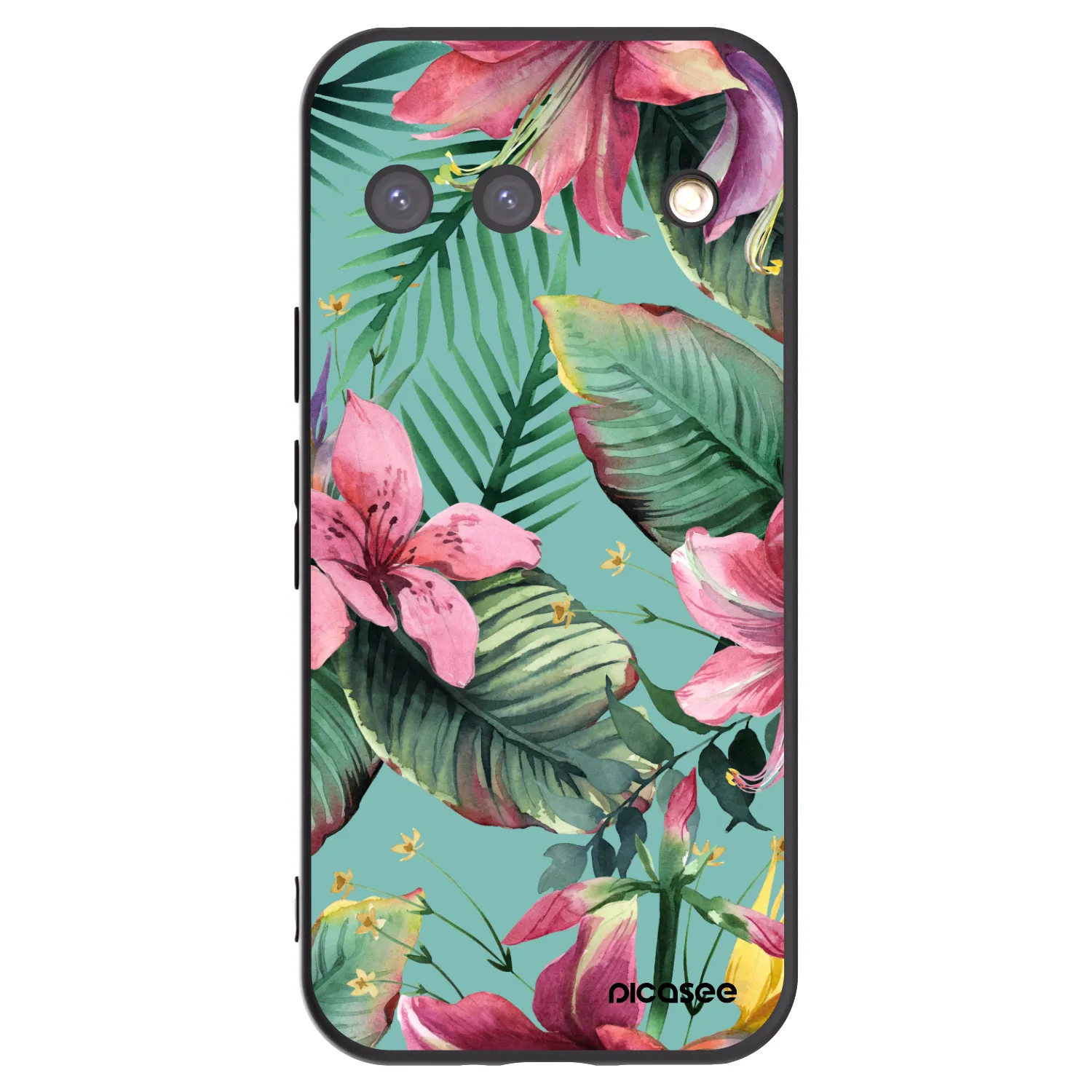 Picasee Μαύρη θήκη σιλικόνης για Google Pixel 9 - Hawaii