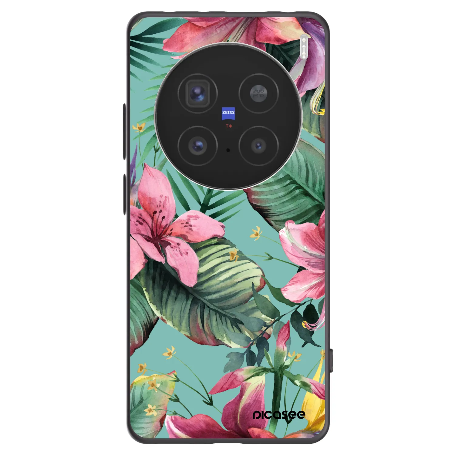 Picasee Μαύρη θήκη σιλικόνης για Vivo X200 Pro - Hawaii