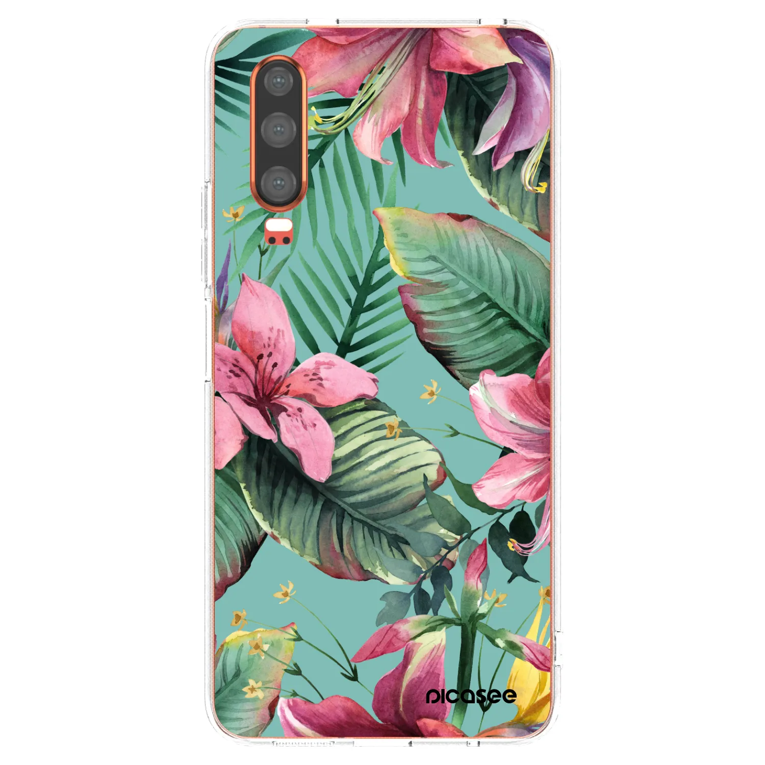 Picasee διαφανής θήκη σιλικόνης Huawei P30 - Hawaii