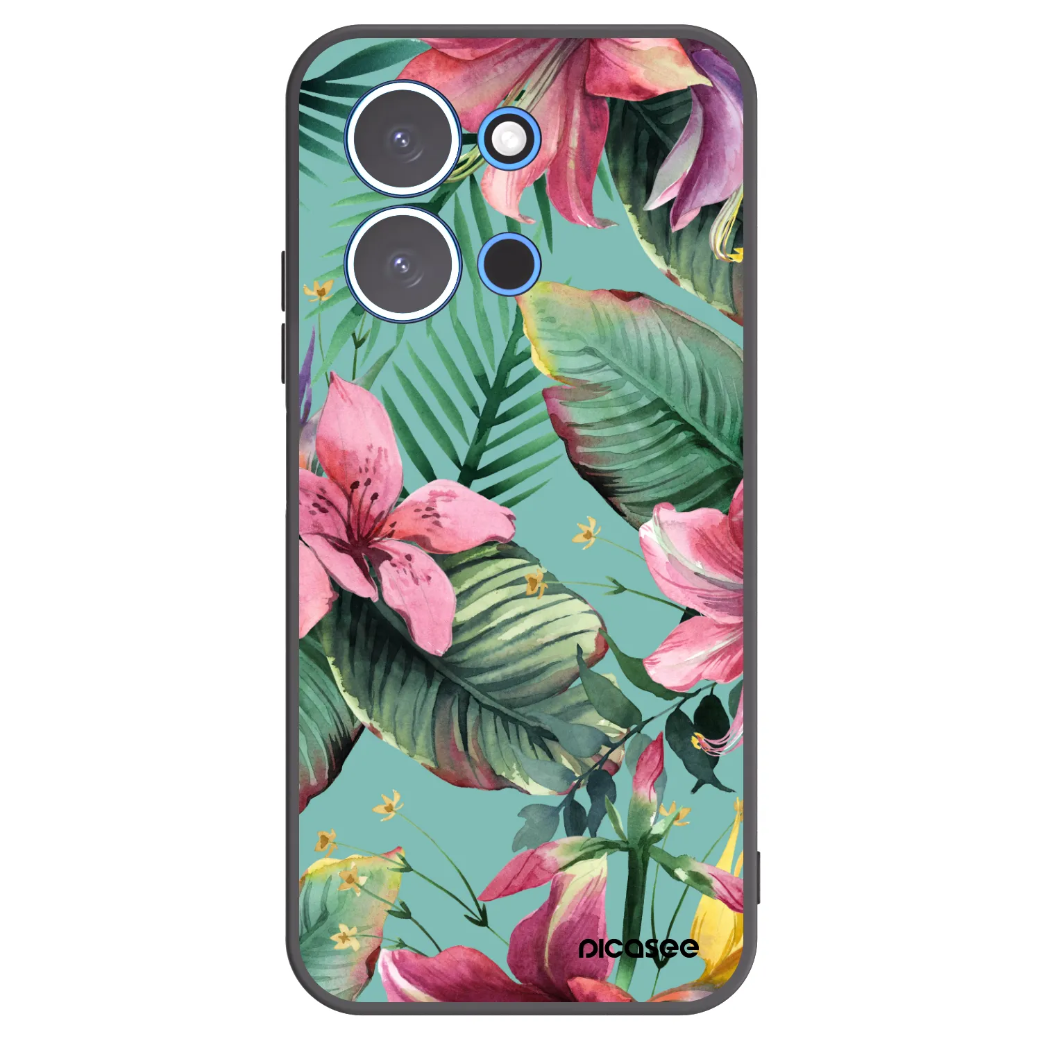 Picasee Μαύρη θήκη σιλικόνης για Xiaomi Redmi 15C 4G - Hawaii