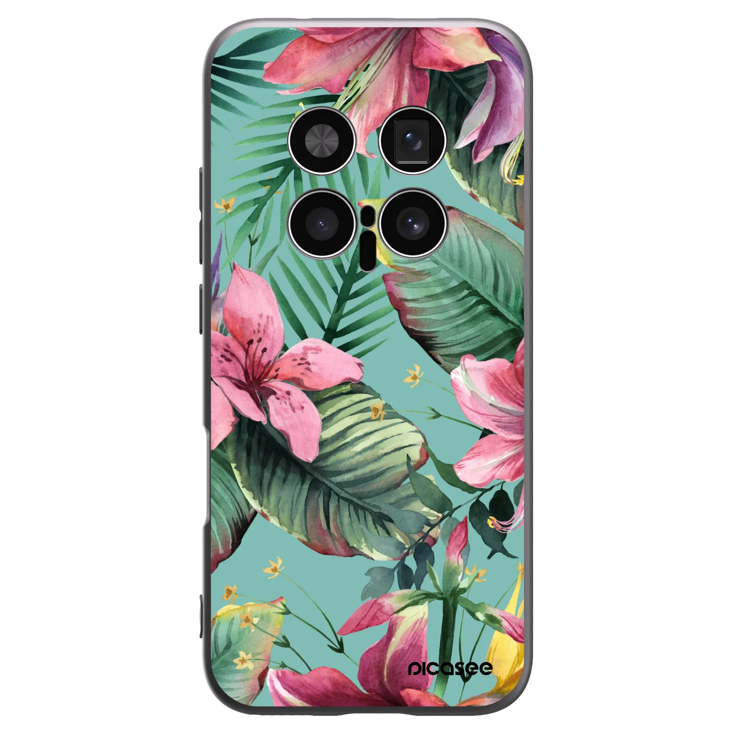Picasee Μαύρη θήκη σιλικόνης για Honor Magic8 Pro 5G - Hawaii