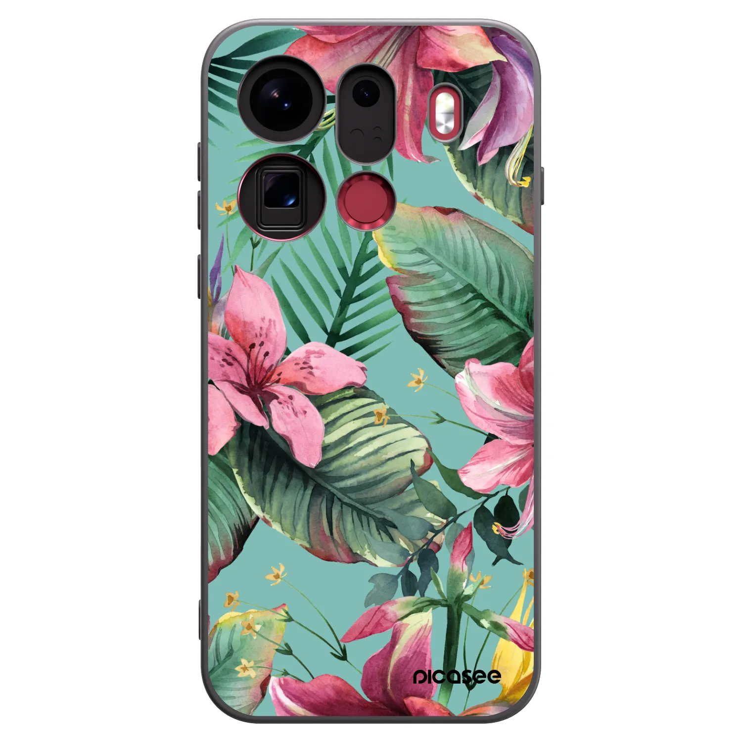 Picasee Μαύρη θήκη σιλικόνης για OPPO Find X9 Pro - Hawaii