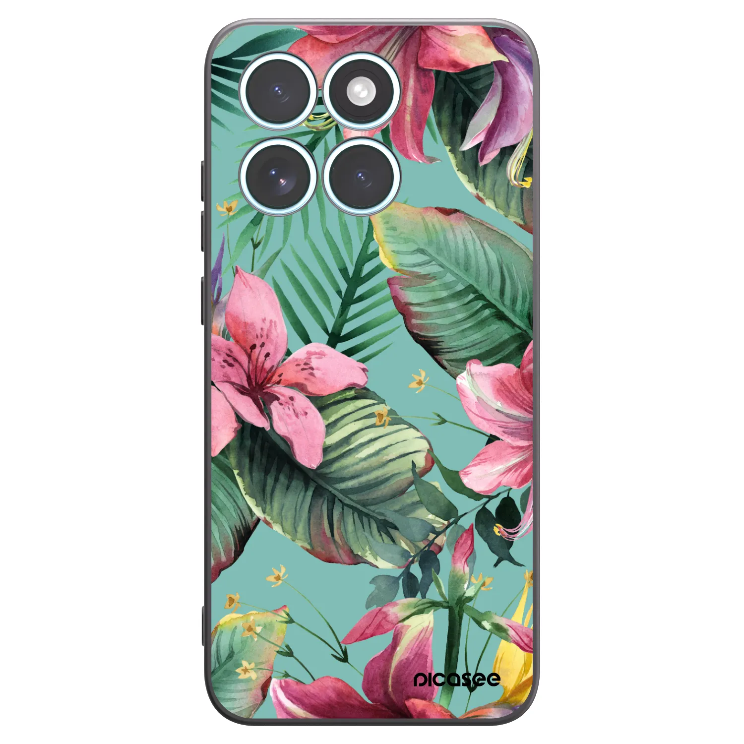 Picasee Μαύρη θήκη σιλικόνης για Motorola Edge 70 Fusion - Hawaii