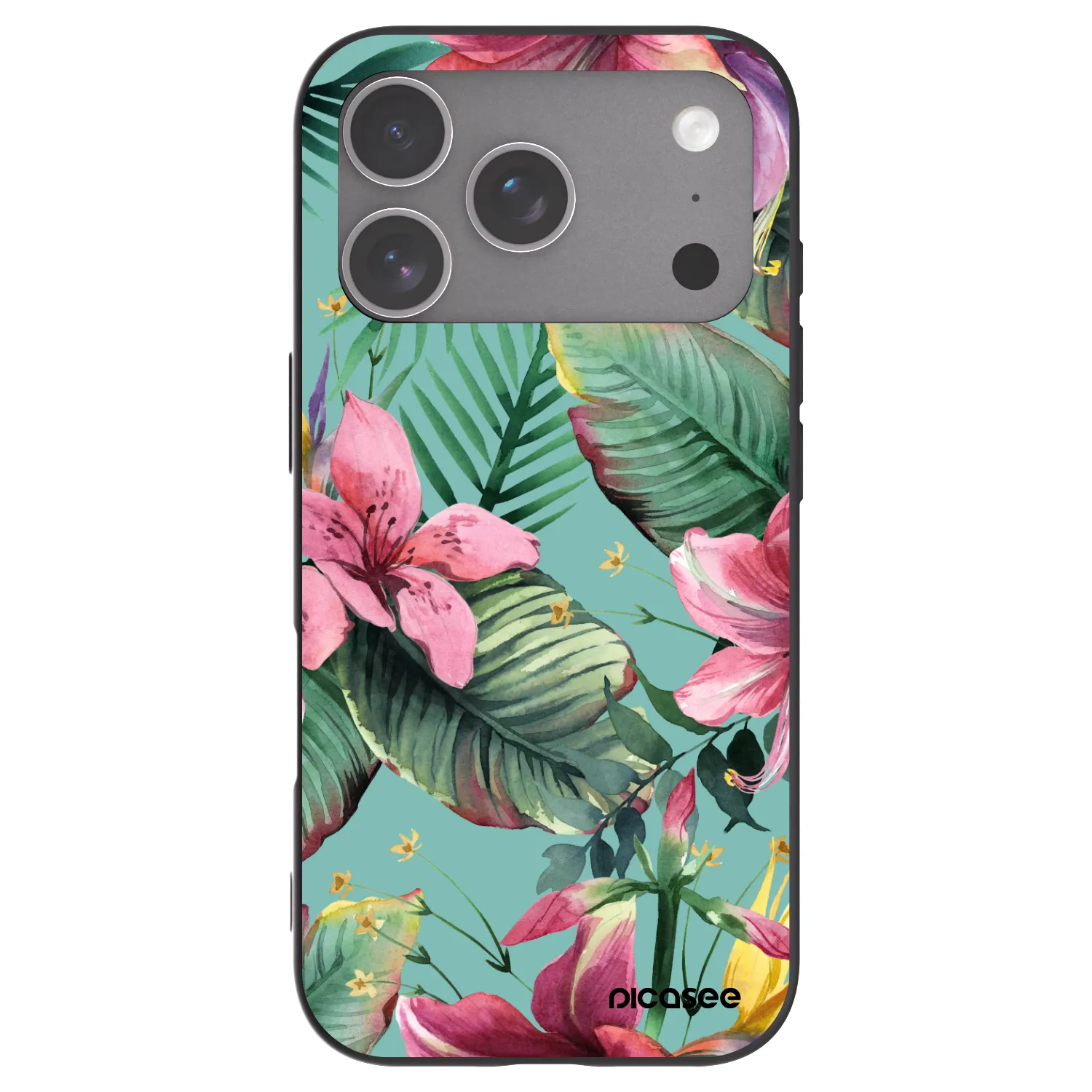 Picasee Μαύρη θήκη σιλικόνης για Apple iPhone 18 Pro - Hawaii