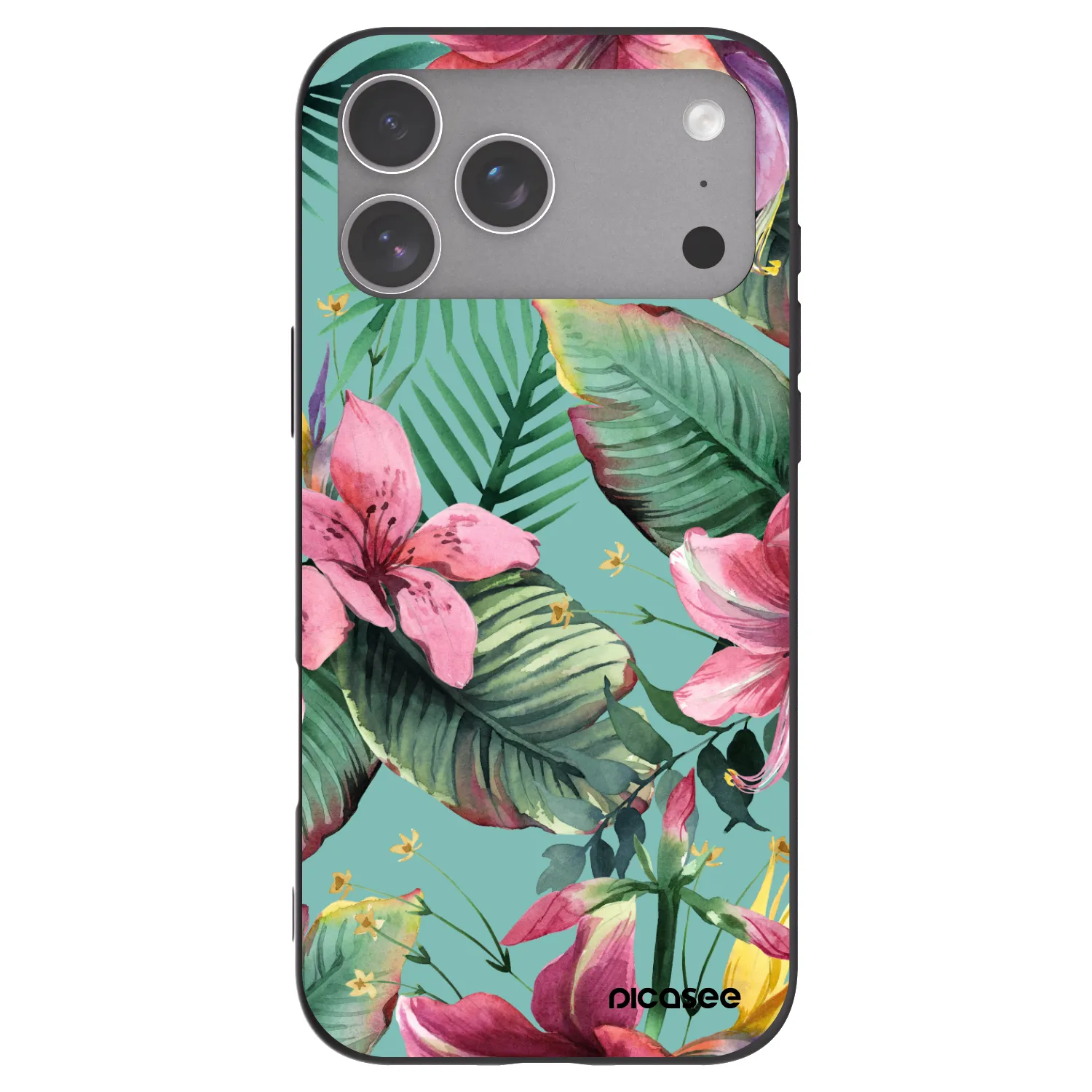 Picasee Μαύρη θήκη σιλικόνης για Apple iPhone 18 Pro Max - Hawaii