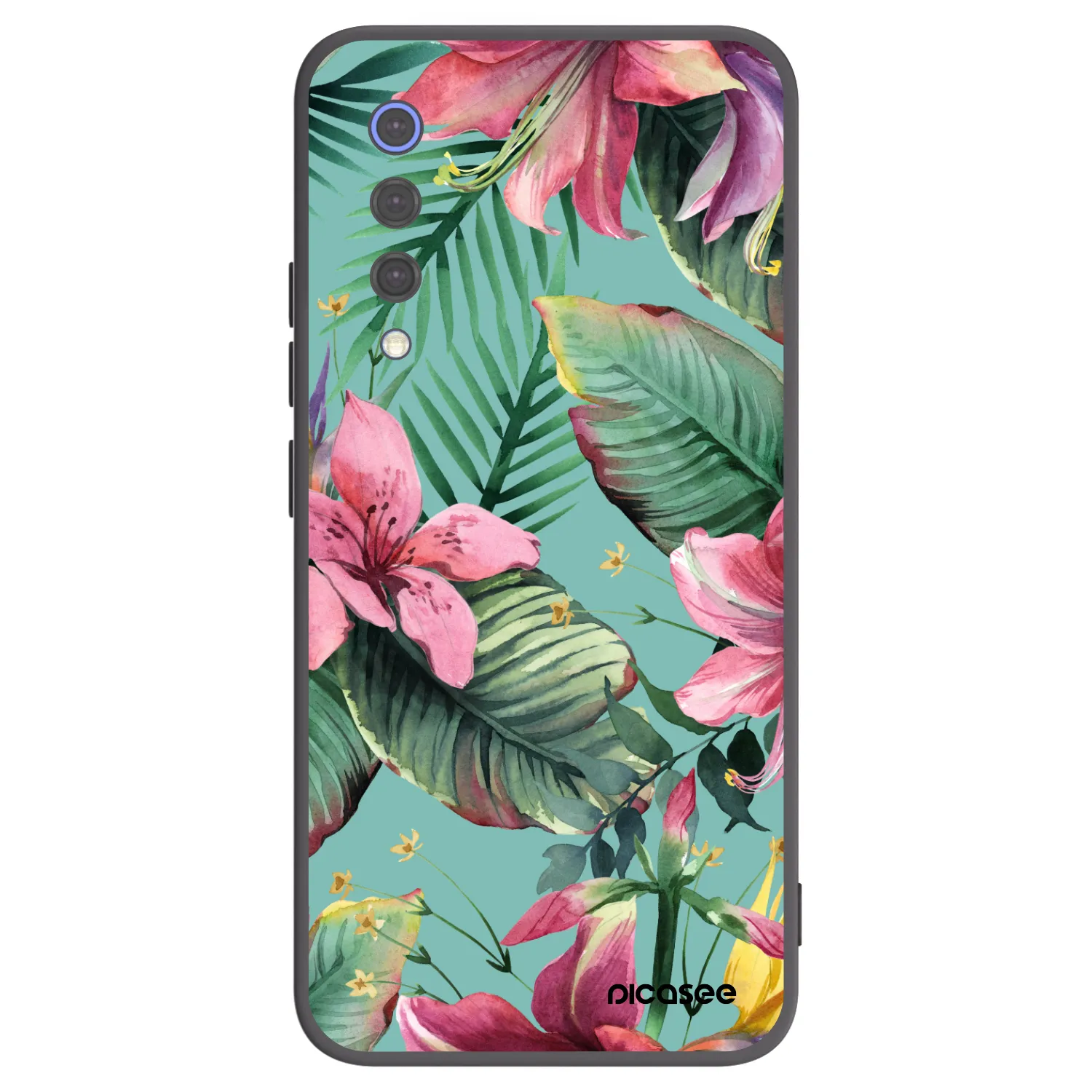 Picasee Μαύρη θήκη σιλικόνης για Xiaomi Mi 9 SE - Hawaii