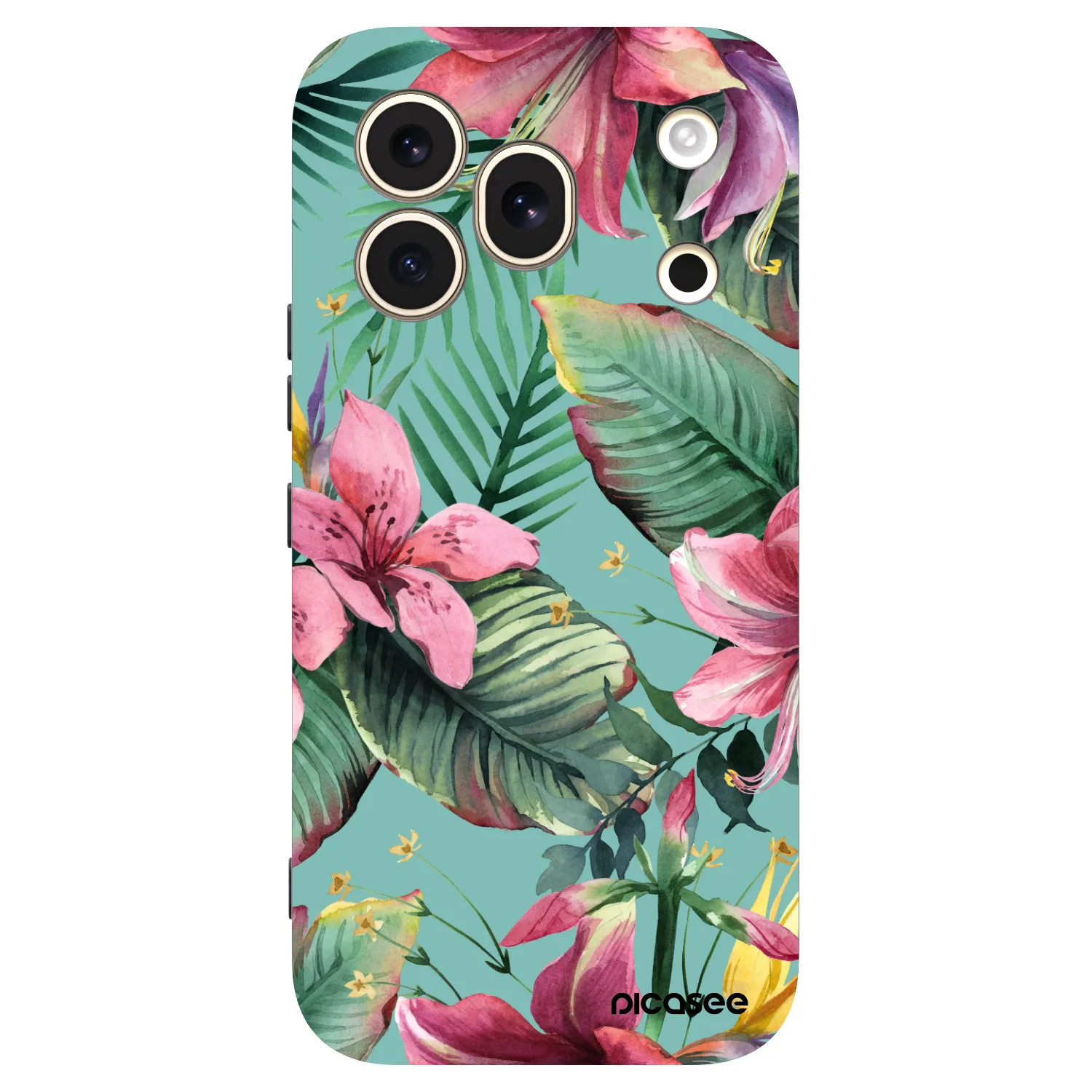 Picasee Μαύρη θήκη σιλικόνης για Honor 600 Pro - Hawaii