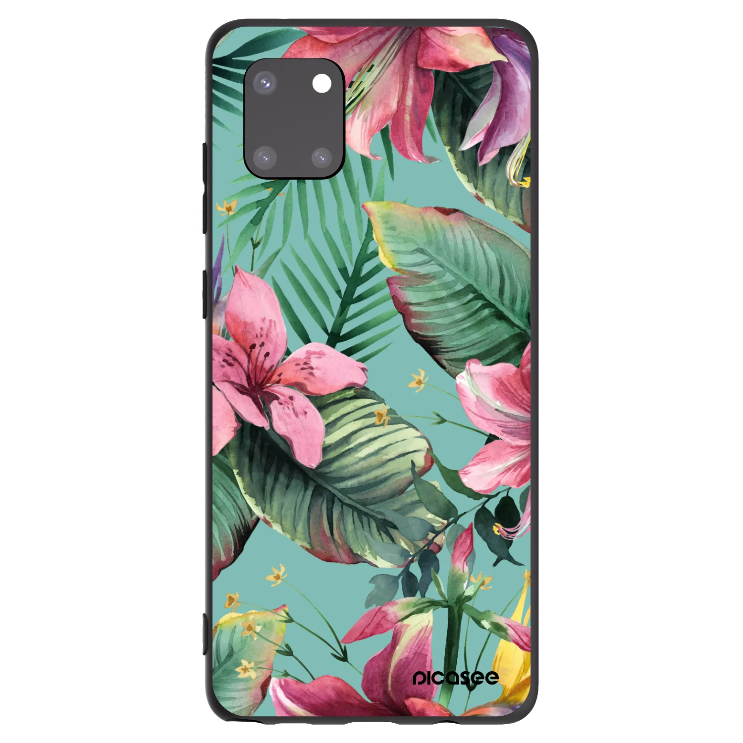 Picasee Μαύρη θήκη σιλικόνης για Samsung Galaxy Note 10 Lite N770F - Hawaii