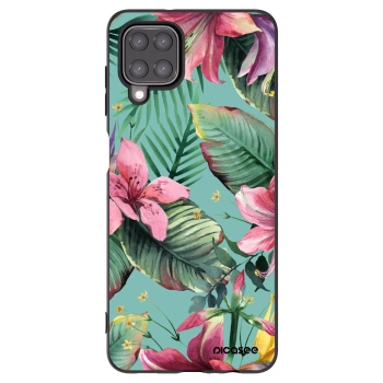 Picasee Μαύρη θήκη σιλικόνης για Samsung Galaxy A12 A125F - Hawaii