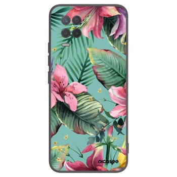 Picasee Μαύρη θήκη σιλικόνης για Realme 8 5G - Hawaii