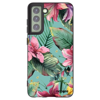 Picasee Μαύρη θήκη σιλικόνης για Samsung Galaxy S21 FE 5G - Hawaii