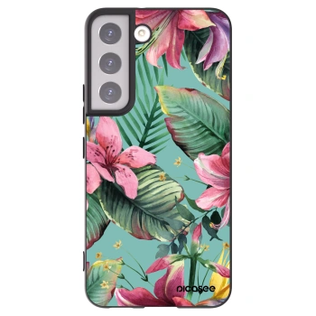 Picasee Μαύρη θήκη σιλικόνης για Samsung Galaxy S22 5G - Hawaii