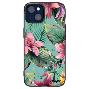 Picasee Μαύρη θήκη σιλικόνης για Apple iPhone 14 - Hawaii