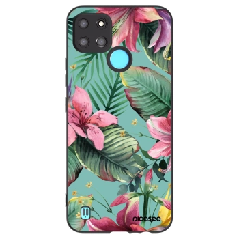Picasee Μαύρη θήκη σιλικόνης για Realme C21Y - Hawaii