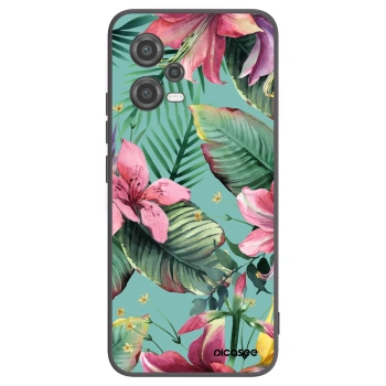 Picasee Μαύρη θήκη σιλικόνης για Xiaomi Poco X5 - Hawaii