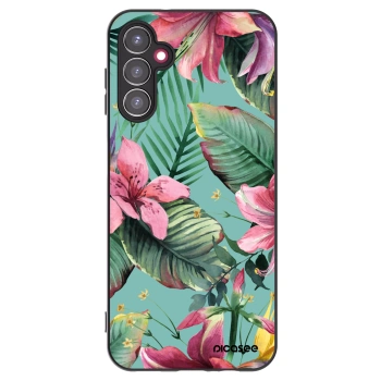 Picasee Μαύρη θήκη σιλικόνης για Samsung Galaxy A14 4G A145R - Hawaii