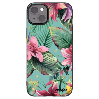 Picasee Μαύρη θήκη σιλικόνης για Apple iPhone 15 Plus - Hawaii