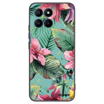 Picasee Μαύρη θήκη σιλικόνης για Honor 70 Lite - Hawaii