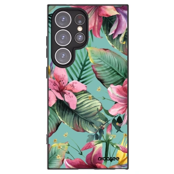 Picasee Μαύρη θήκη σιλικόνης για Samsung Galaxy S24 Ultra S928B 5G - Hawaii