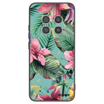 Picasee Μαύρη θήκη σιλικόνης για Realme 12 Pro 5G - Hawaii