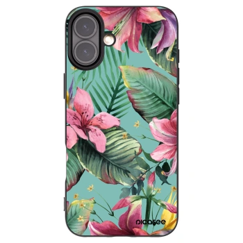 Picasee Μαύρη θήκη σιλικόνης για Apple iPhone 16 Plus - Hawaii