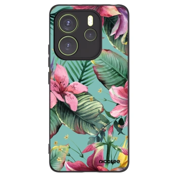 Picasee Μαύρη θήκη σιλικόνης για Xiaomi Redmi Note 14 4G - Hawaii