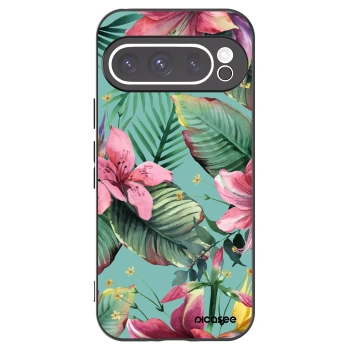 Picasee Μαύρη θήκη σιλικόνης για Google Pixel 9 Pro XL - Hawaii