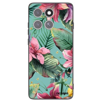 Picasee Μαύρη θήκη σιλικόνης για Motorola Edge 60 Fusion - Hawaii