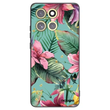 Picasee Μαύρη θήκη σιλικόνης για Motorola Moto G86 Power 5G - Hawaii