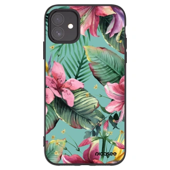 Picasee Μαύρη θήκη σιλικόνης για Apple iPhone 11 - Hawaii