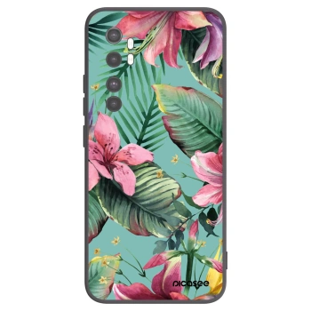 Picasee Μαύρη θήκη σιλικόνης για Xiaomi Mi Note 10 Lite - Hawaii