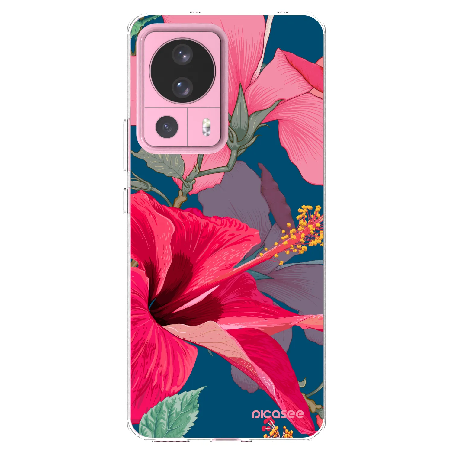 Picasee διαφανής θήκη σιλικόνης Xiaomi 13 Lite - Hibiscus