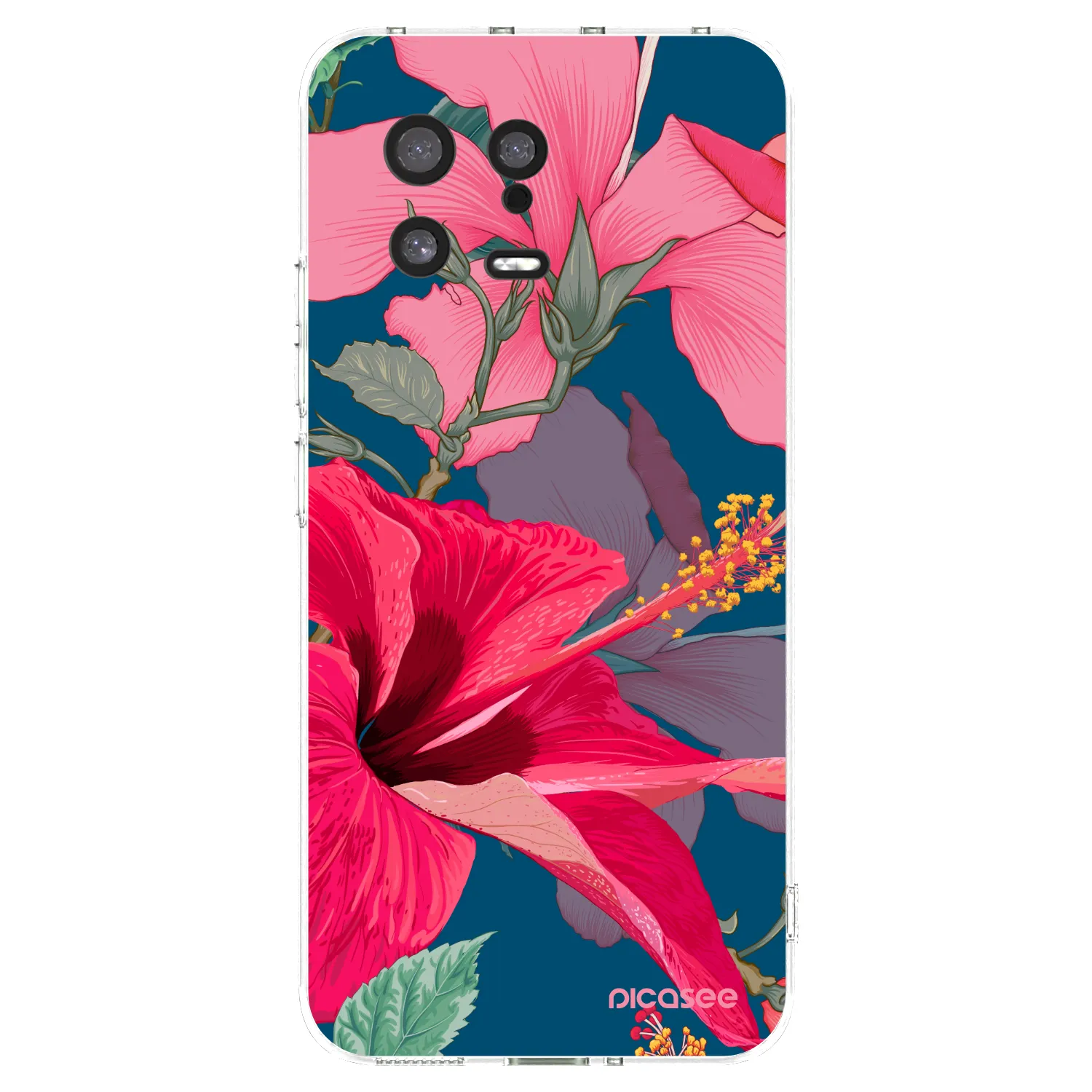 Picasee διαφανής θήκη σιλικόνης Xiaomi 13 - Hibiscus