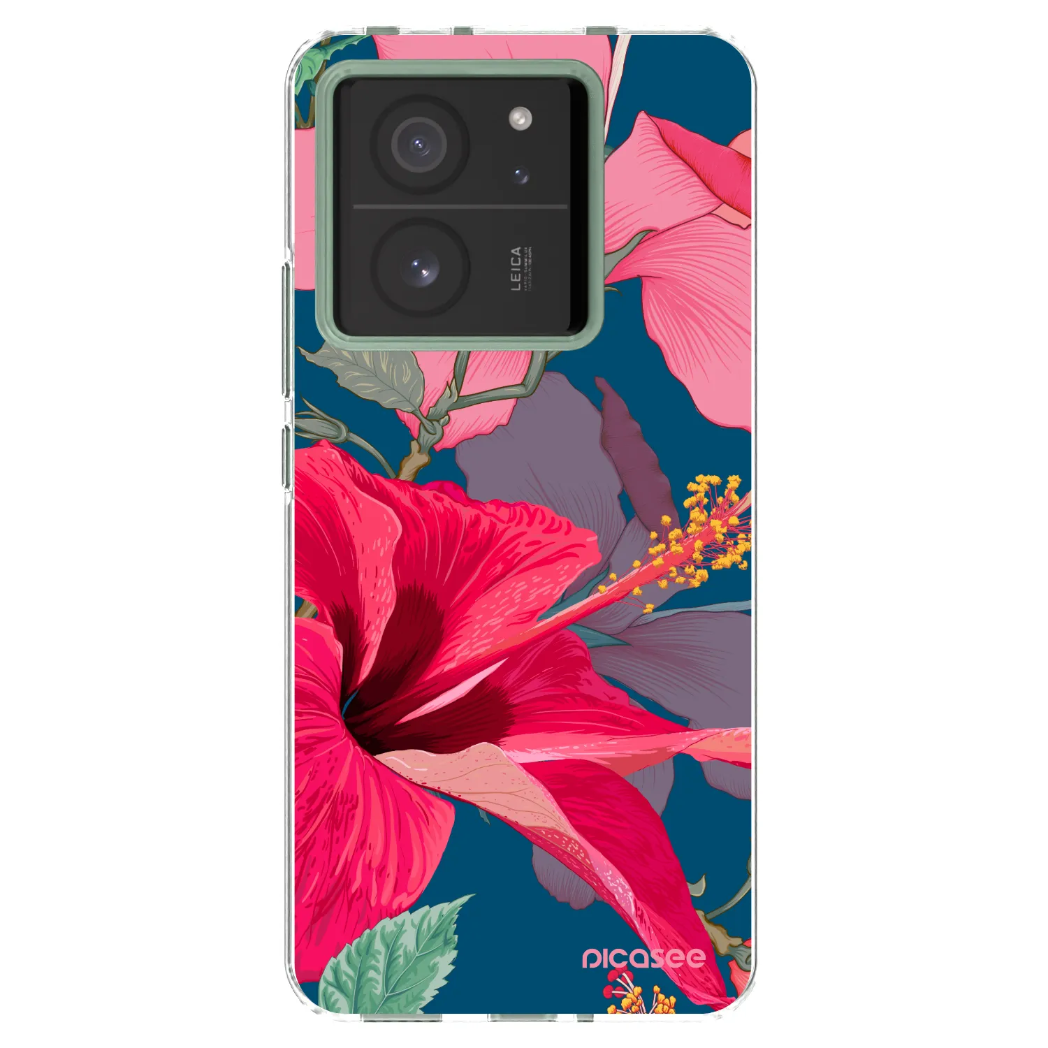Picasee διαφανής θήκη σιλικόνης Xiaomi 13T Pro - Hibiscus