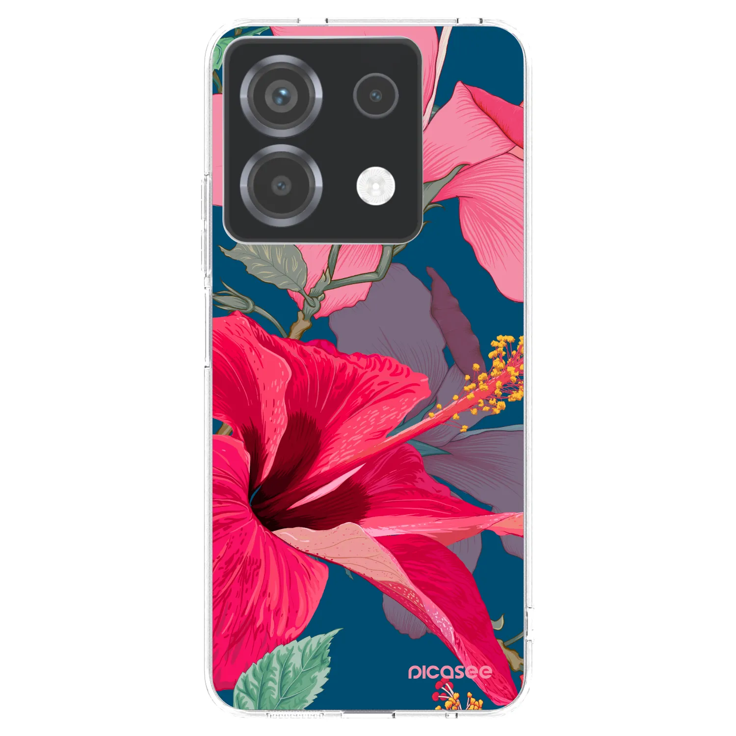 Picasee διαφανής θήκη σιλικόνης Xiaomi Poco X6 - Hibiscus