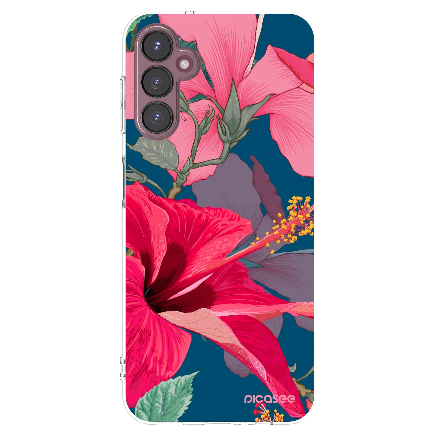 Picasee διαφανής θήκη σιλικόνης Samsung Galaxy A05s A057G - Hibiscus