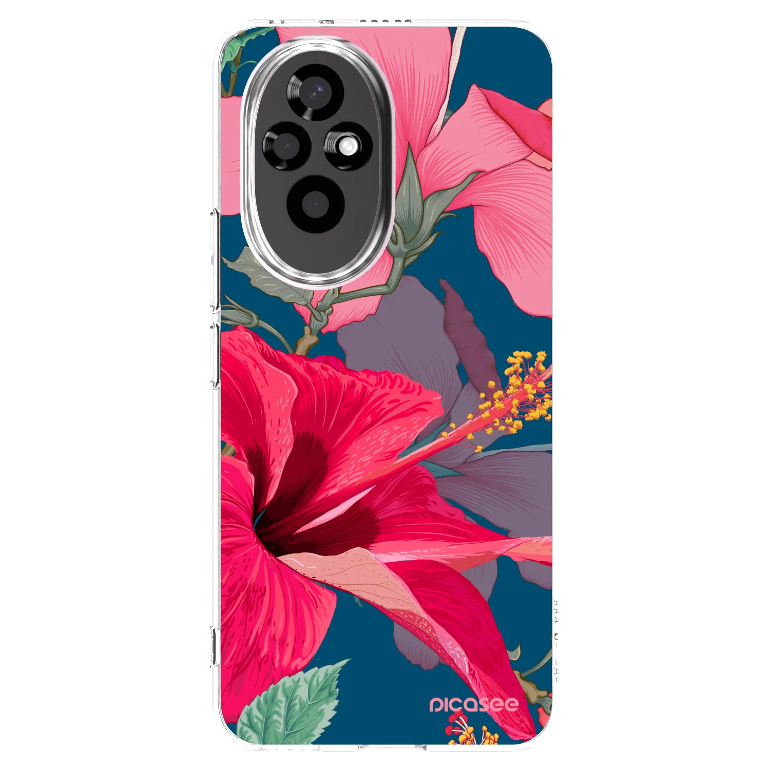 Picasee διαφανής θήκη σιλικόνης Honor 200 5G - Hibiscus