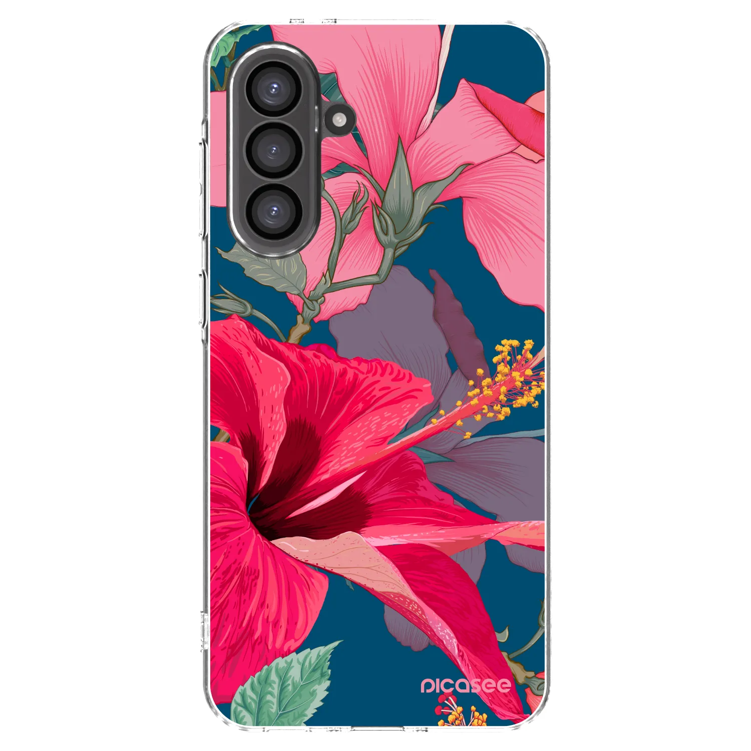 Picasee διαφανής θήκη σιλικόνης Samsung Galaxy A36 5G - Hibiscus