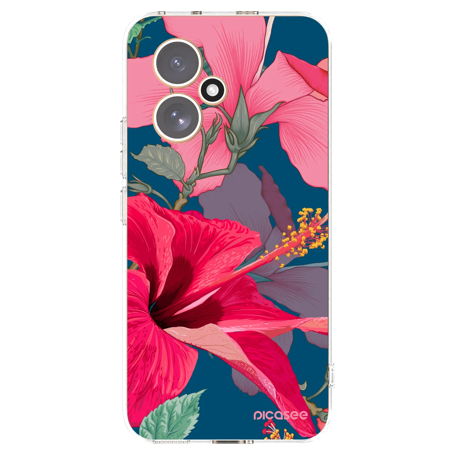 Picasee διαφανής θήκη σιλικόνης Honor 400 5G - Hibiscus